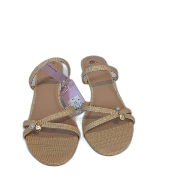 Women's Brodie Strappy Raffia Charm Heels -Wild Fable- Tan Size 11 - Picture 4 of 7